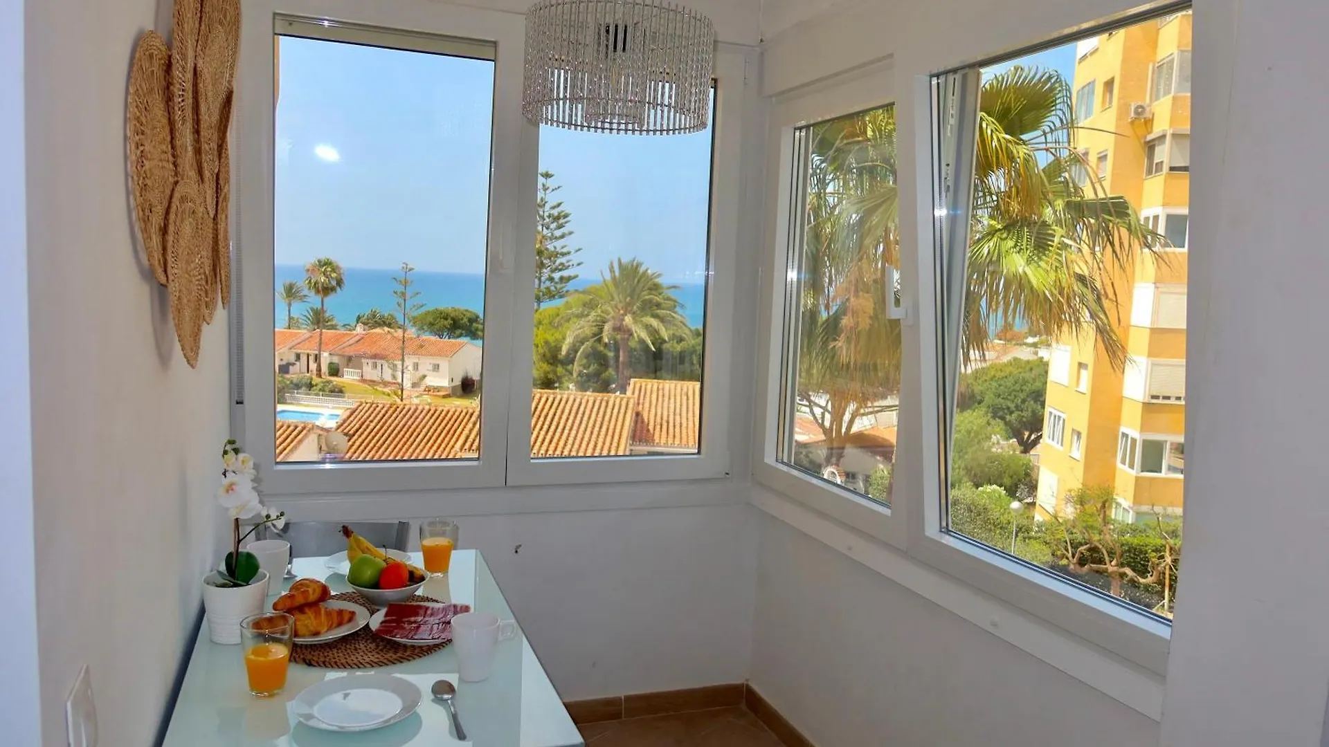 شقة Lujoso Piso Con Vista Al Mar En La Cala De Mijas مالقة